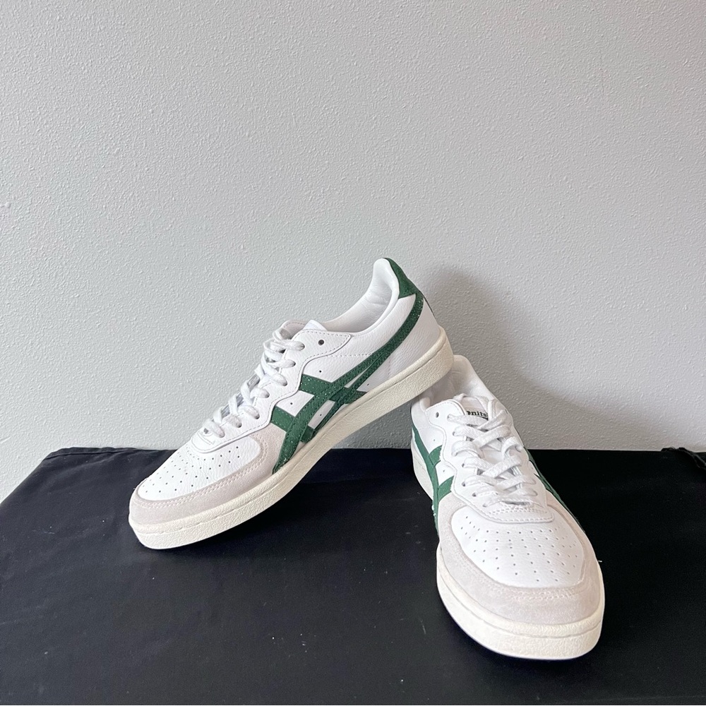 Onitsuka Tiger GSM White/Green Trainers Size 7